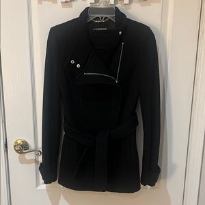 Express Women's Black belted Jacket